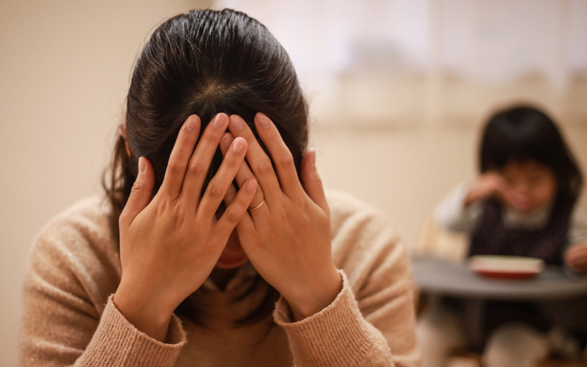 caregiver sotto stress